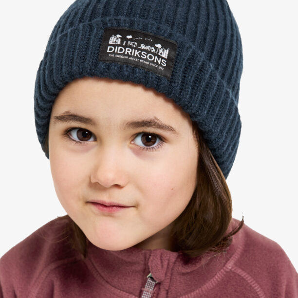 Șapcă pentru copii Didriksons Bus Beanie - navy preţ