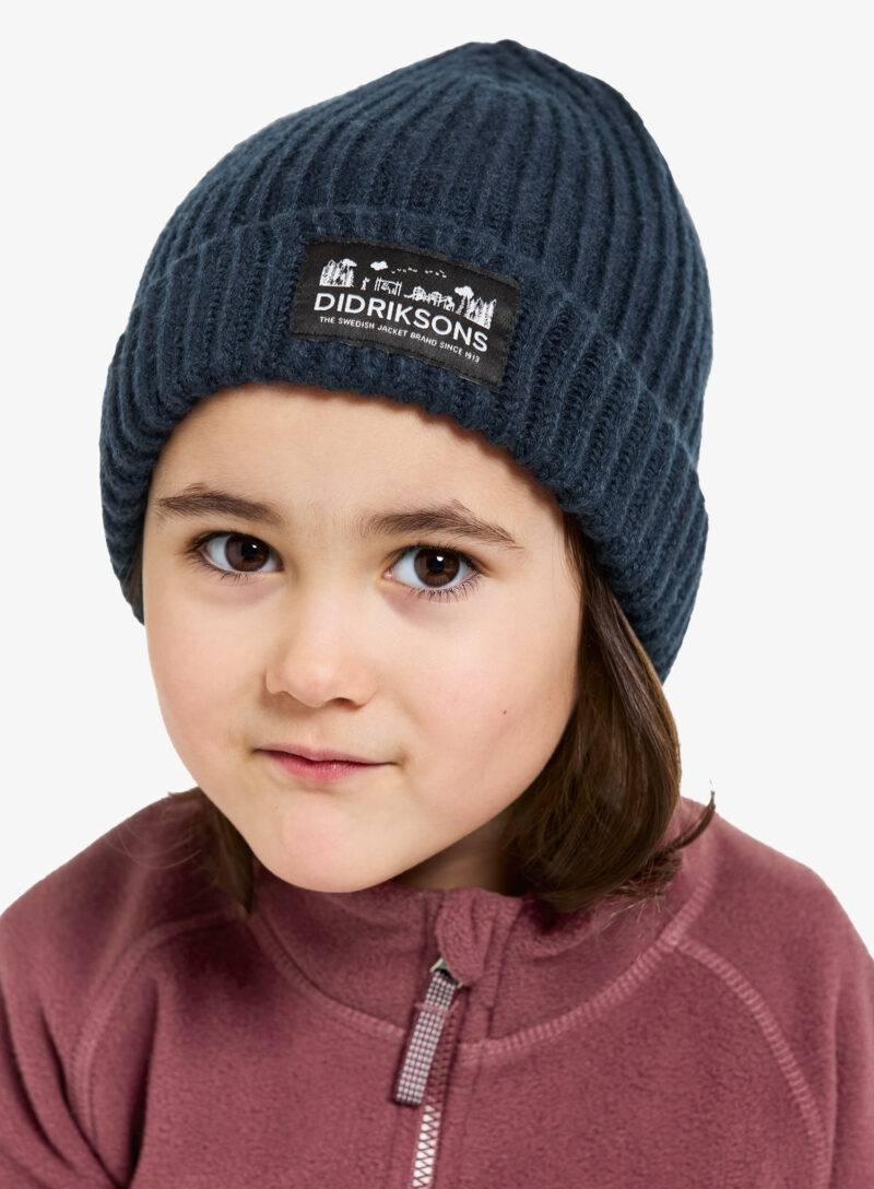 Șapcă pentru copii Didriksons Bus Beanie - navy preţ