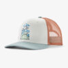 Șapcă pentru copii Patagonia Trucker Hat - clouds and earth birch white