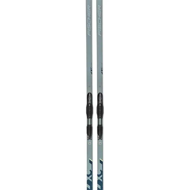 Schiuri de fond Fischer Fibre Crown EF + legături Nordic Tour Step-In IFP - black/grey