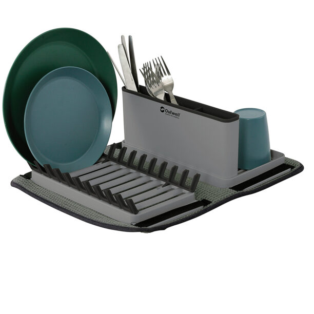 Cumpăra Scurgător de vase Outwell Dunton Foldable Dish Rack w/Sponge Drain