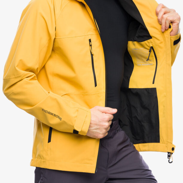 Preţ Scurta de ploaie Didriksons Indus Jacket 2 - mustard