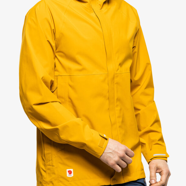 Cumpăra Scurta de ploaie Fjallraven HC Hydratic Trail Jacket - mustard yellow