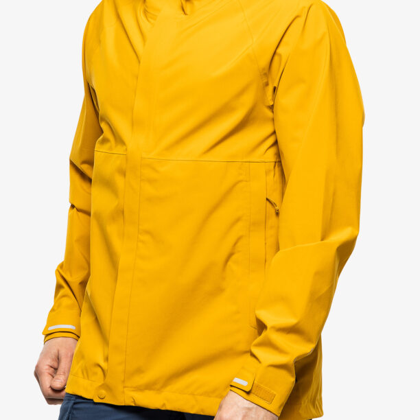 Scurta de ploaie Fjallraven HC Hydratic Trail Jacket - mustard yellow