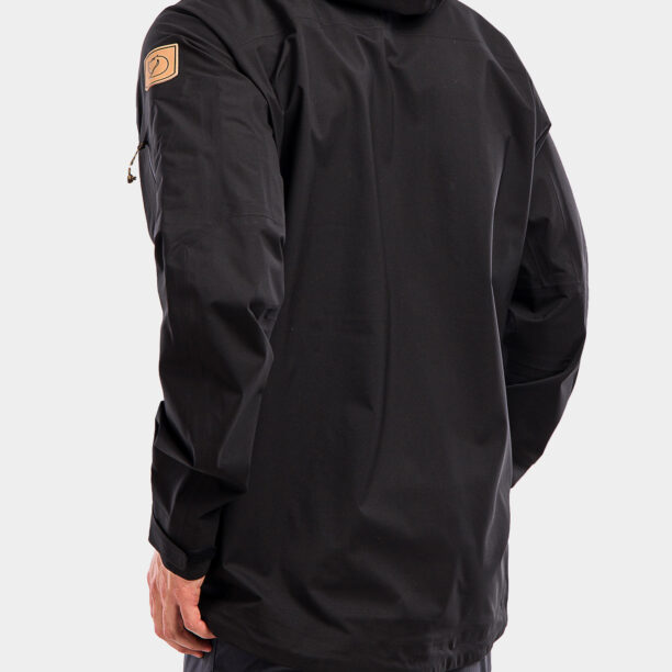 Preţ Scurta de ploaie Fjallraven Keb Eco-Shell Jacket - black