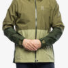 Scurta de ploaie Haglofs Finch Proof Jacket - olive green/seaweed green