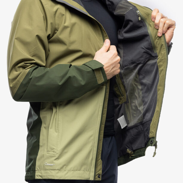 Preţ Scurta de ploaie Haglofs Finch Proof Jacket - olive green/seaweed green