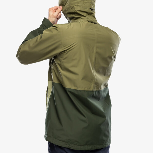 Original Scurta de ploaie Haglofs Finch Proof Jacket - olive green/seaweed green