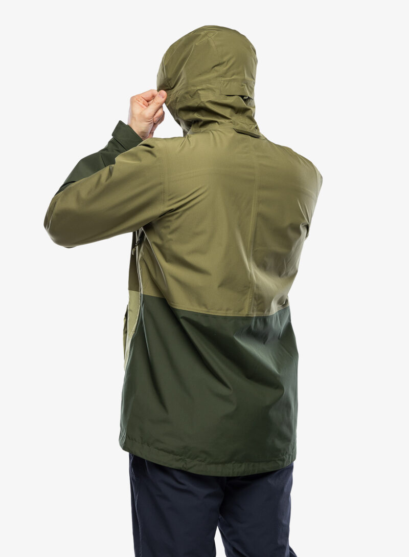 Original Scurta de ploaie Haglofs Finch Proof Jacket - olive green/seaweed green