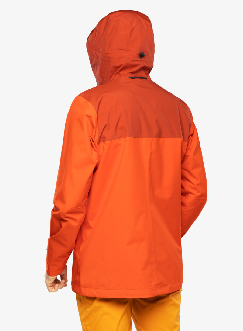 Preţ Scurta de ploaie Haglofs Koyal Proof Jacket - habanero/corrosion