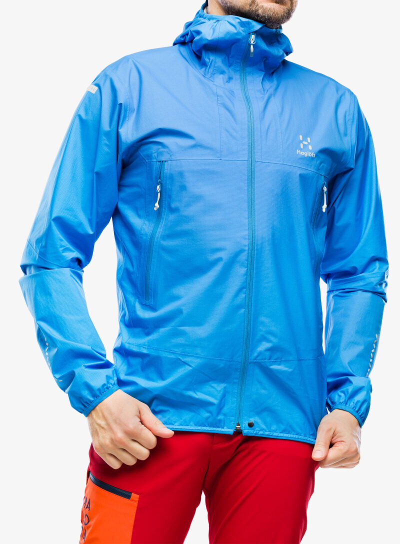 Scurta de ploaie Haglofs L.I.M Proof Jacket - nordic blue