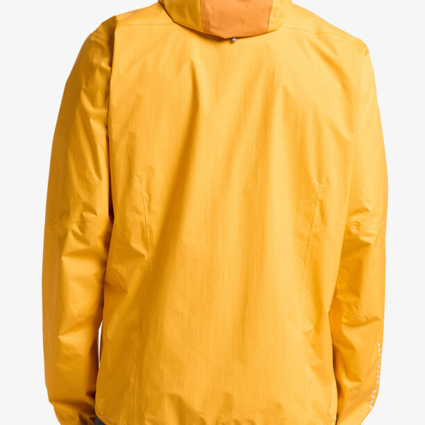 Scurta de ploaie Haglofs L.I.M Proof Jacket - sunny yellow/desert yellow preţ