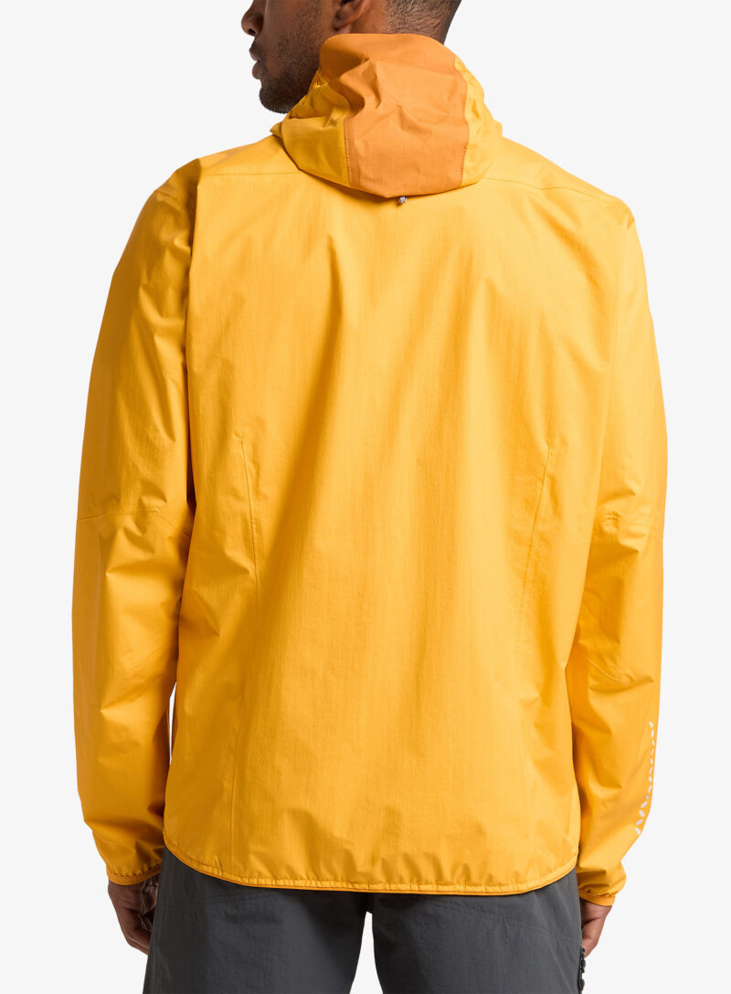 Scurta de ploaie Haglofs L.I.M Proof Jacket - sunny yellow/desert yellow preţ