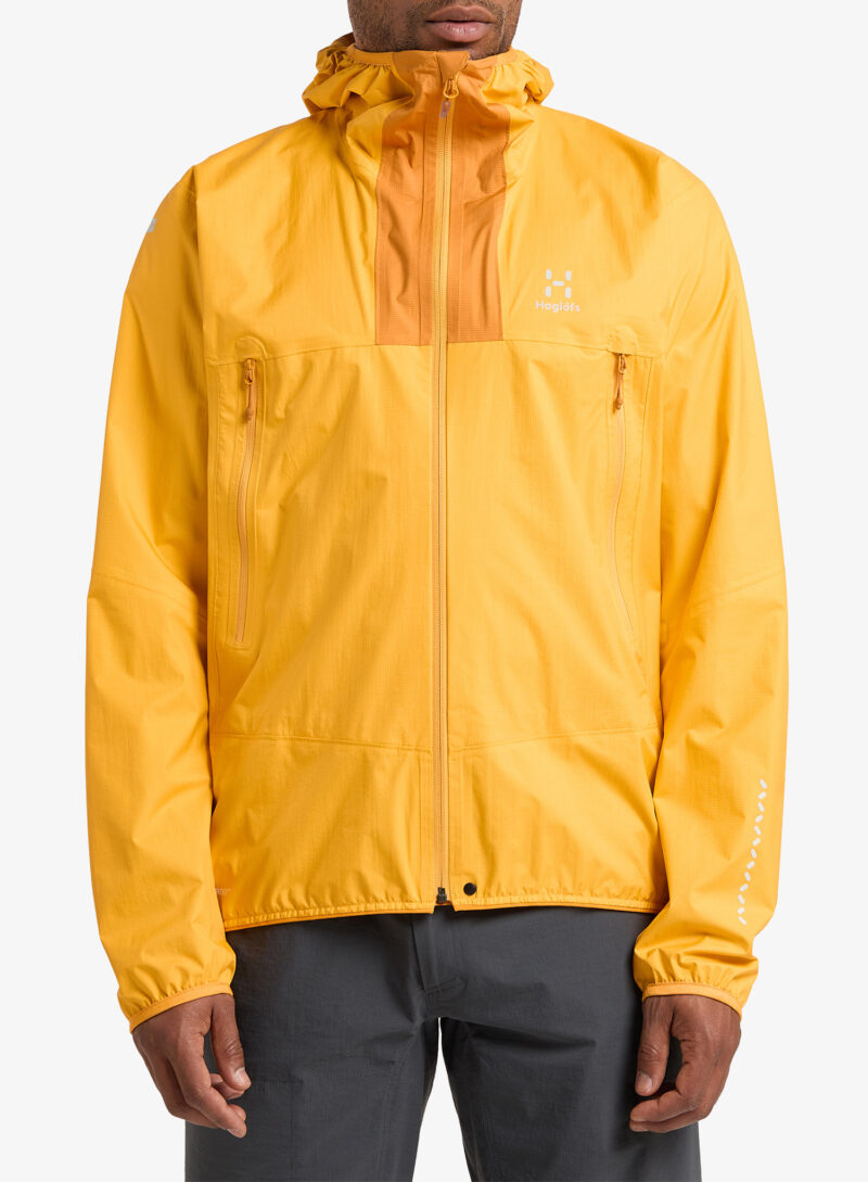 Scurta de ploaie Haglofs L.I.M Proof Jacket - sunny yellow/desert yellow