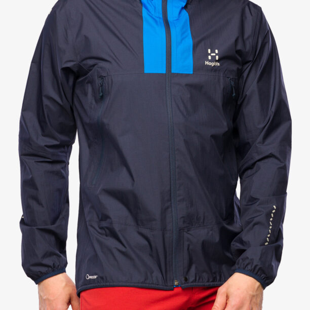 Cumpăra Scurta de ploaie Haglofs L.I.M Proof Jacket - tarn blue/nordic blue