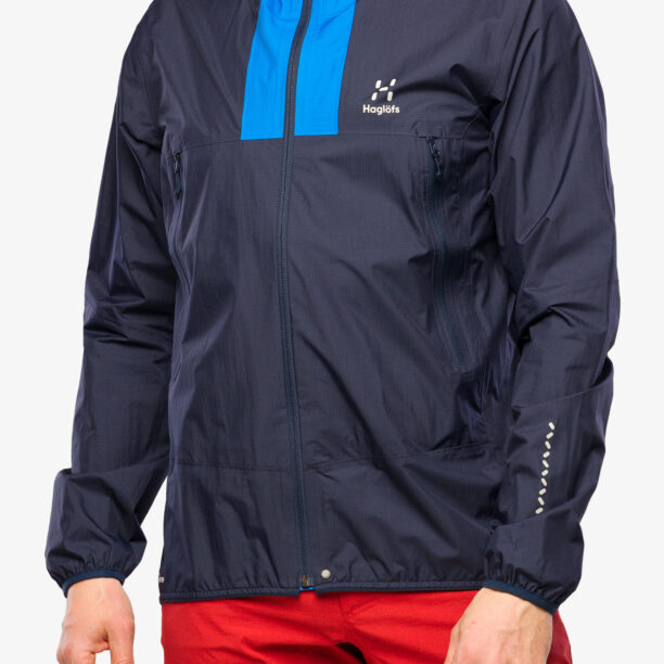 Scurta de ploaie Haglofs L.I.M Proof Jacket - tarn blue/nordic blue