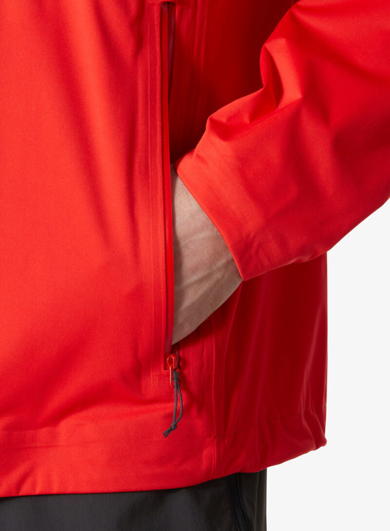 Preţ Scurta de ploaie Helly Hansen Momentum 3L Stretch Jacket - alert red