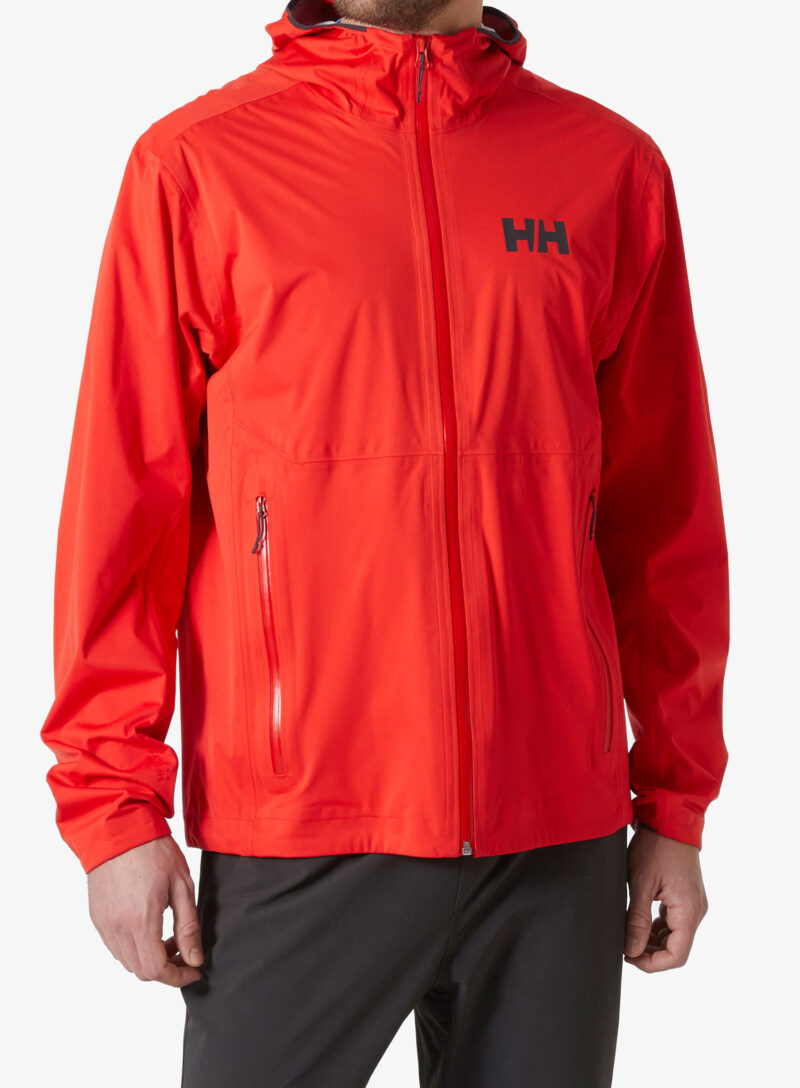 Scurta de ploaie Helly Hansen Momentum 3L Stretch Jacket - alert red