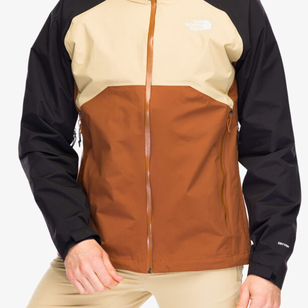 Scurta de ploaie The North Face Stratos Jacket - brown khaki/black