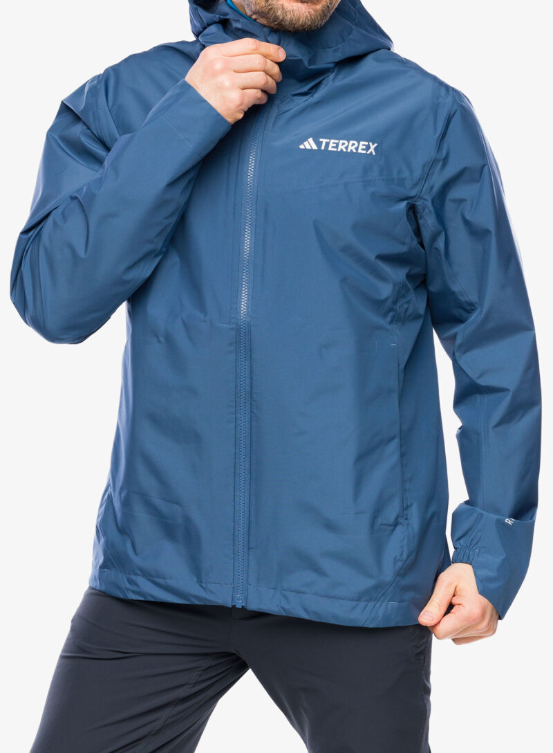 Scurta de ploaie adidas TERREX Multi 2.5L RAIN.RDY Jacket - wonder steel