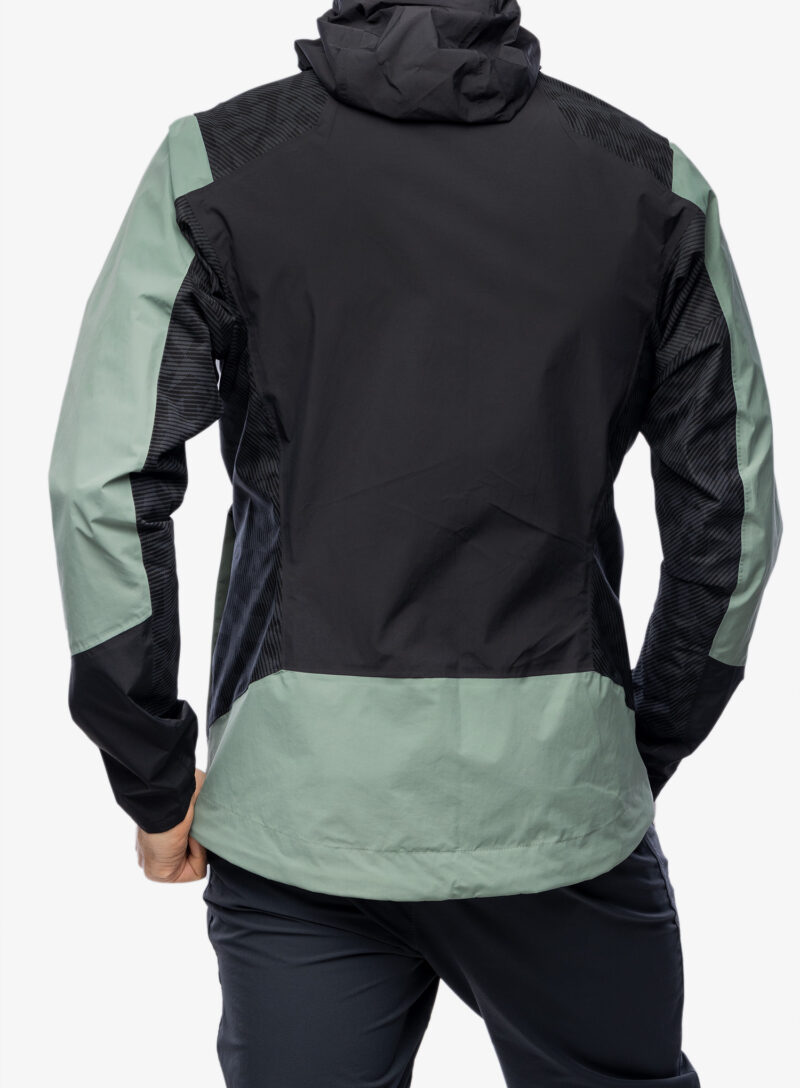 Scurta de ploaie adidas TERREX Xperior Hybrid RAIN.RDY Jacket - silver green/black preţ