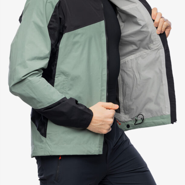 Preţ Scurta de ploaie adidas TERREX Xperior Hybrid RAIN.RDY Jacket - silver green/black