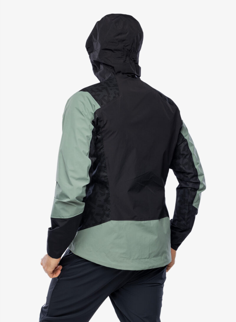 Original Scurta de ploaie adidas TERREX Xperior Hybrid RAIN.RDY Jacket - silver green/black