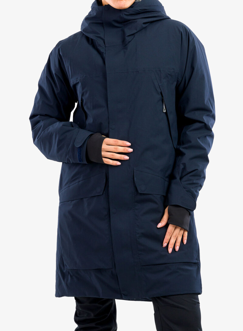 Scurta lunga de iarna femei Houdini Fall in Parka - blue illusion