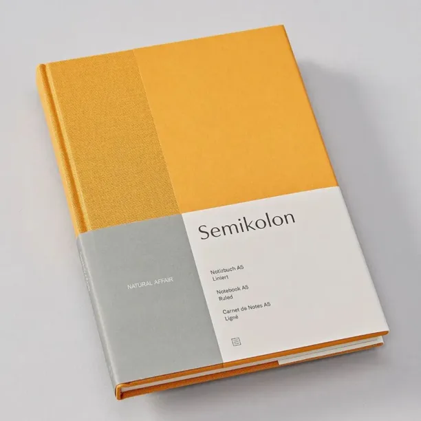 Semikolon notepad Natural Affair A5