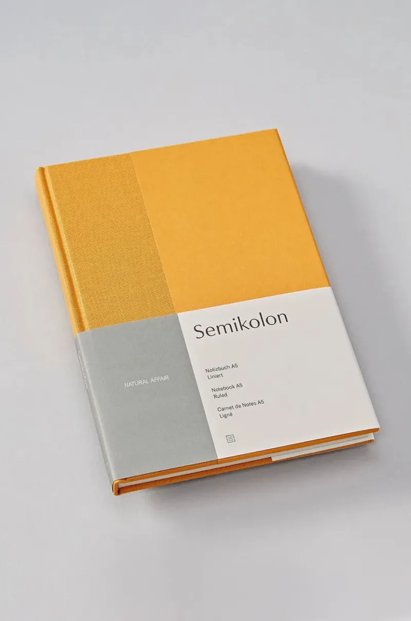 Semikolon notepad Natural Affair A5