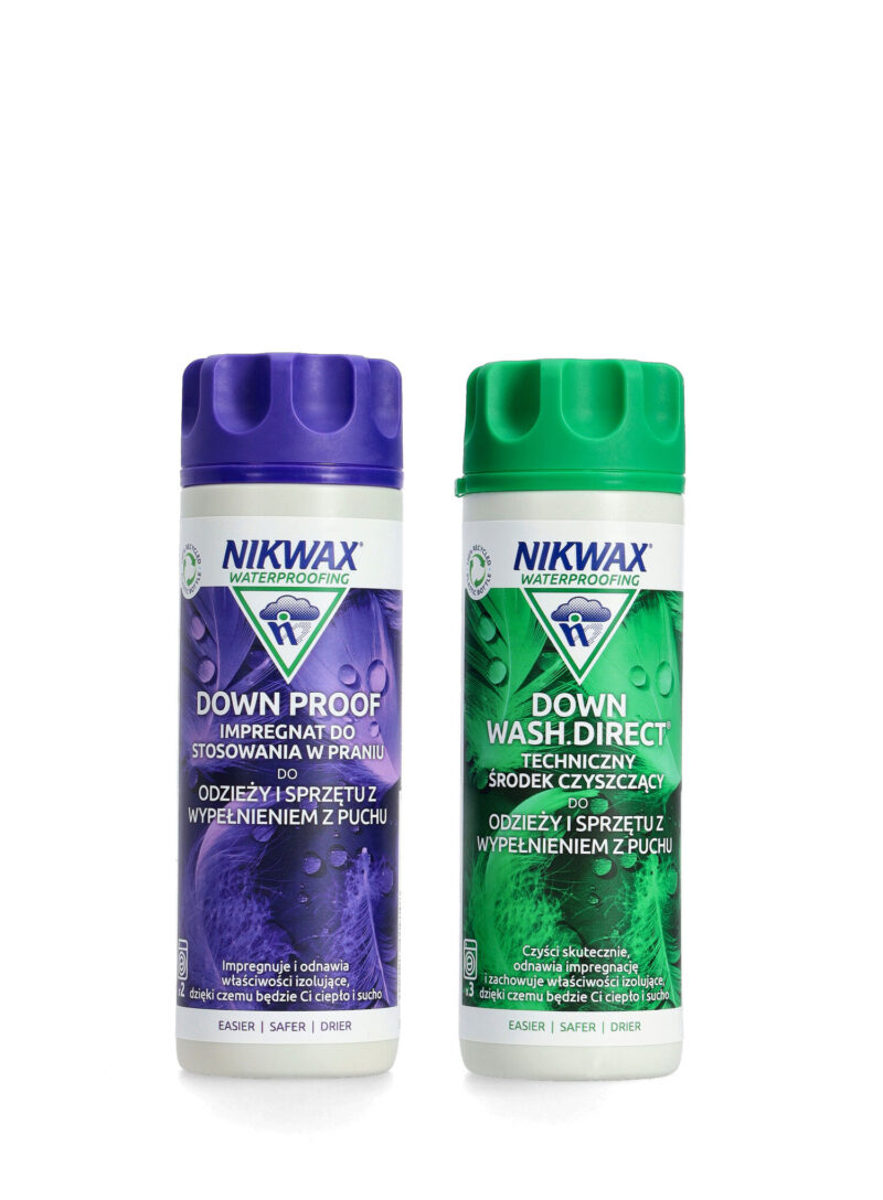 Set Nikwax Twin Pack Down Wash Direct 300 ml + Down Proof 300 ml