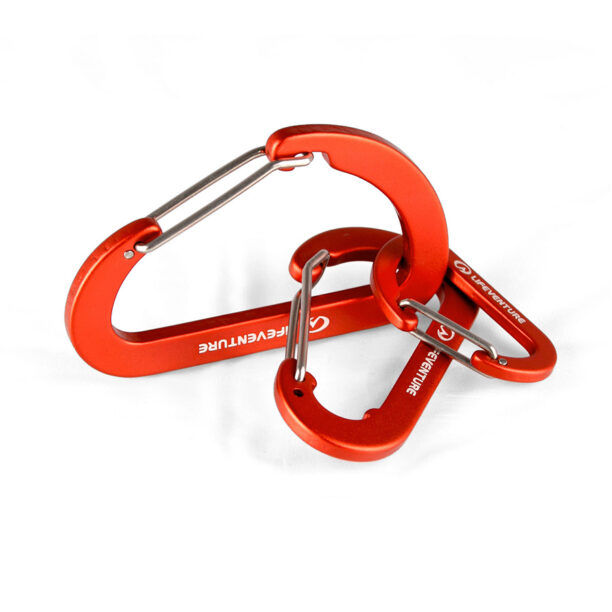 Set carabiniere Lifeventure Karabiners 3-Pack