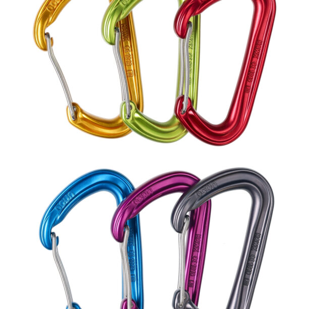 Cumpăra Set carabiniere Ocun Hawk Wire 6-pack - red/blue/green