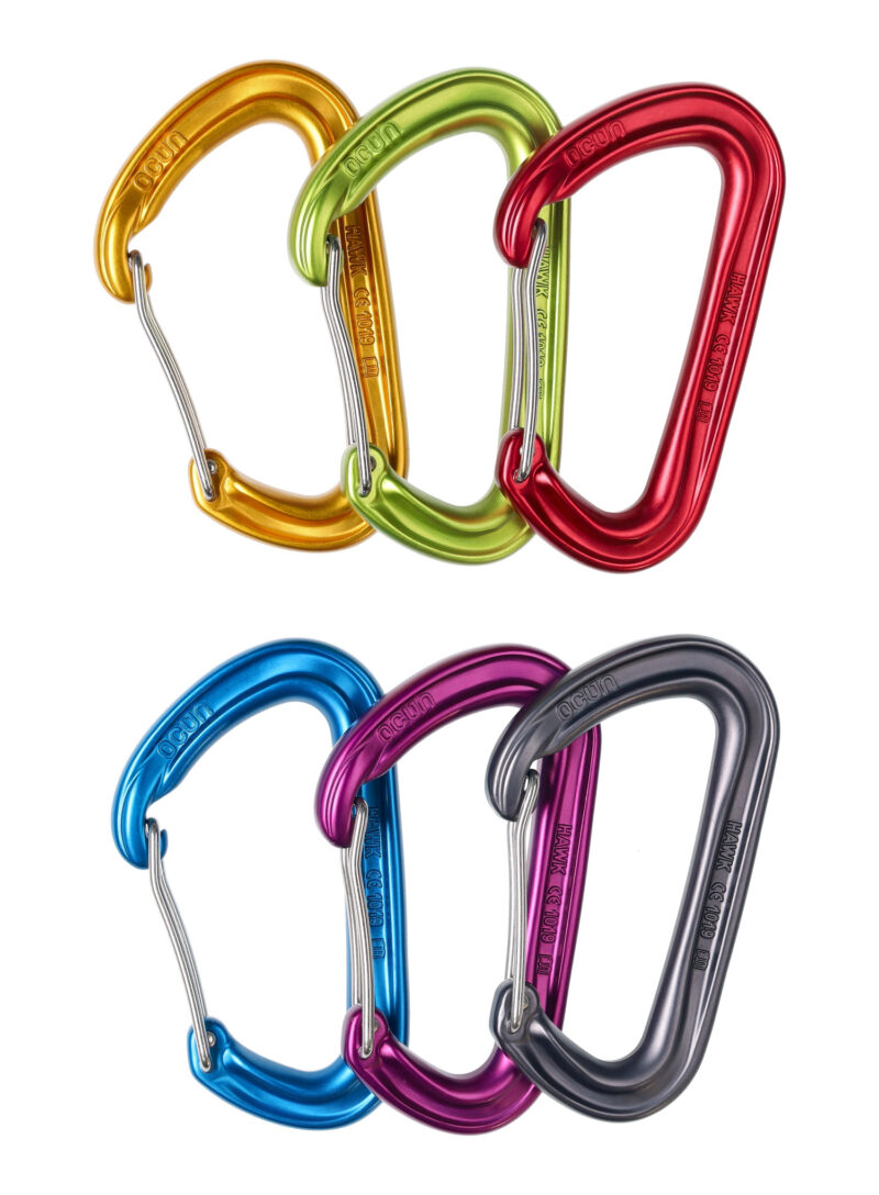 Cumpăra Set carabiniere Ocun Hawk Wire 6-pack - red/blue/green