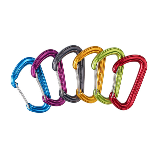 Original Set carabiniere Ocun Hawk Wire 6-pack - red/blue/green