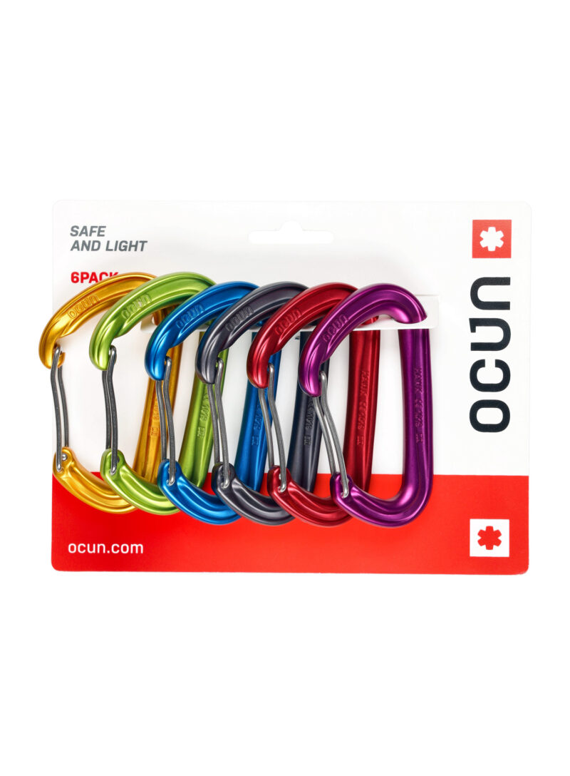 Set carabiniere Ocun Hawk Wire 6-pack - red/blue/green