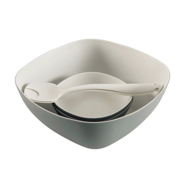 Set de boluri Outwell Gala Salad Set - grey/sand