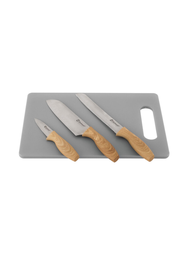 Set de cuțite Outwell Caldas Knife Set w/Cutting Board