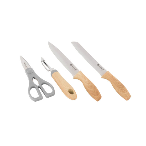 Set de cuțite Outwell Chena Knife Set w/Peeler & Scissors