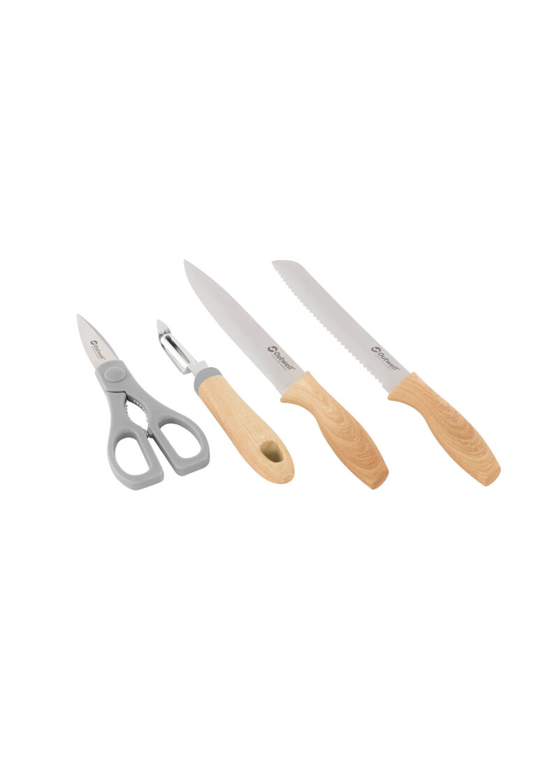 Set de cuțite Outwell Chena Knife Set w/Peeler & Scissors