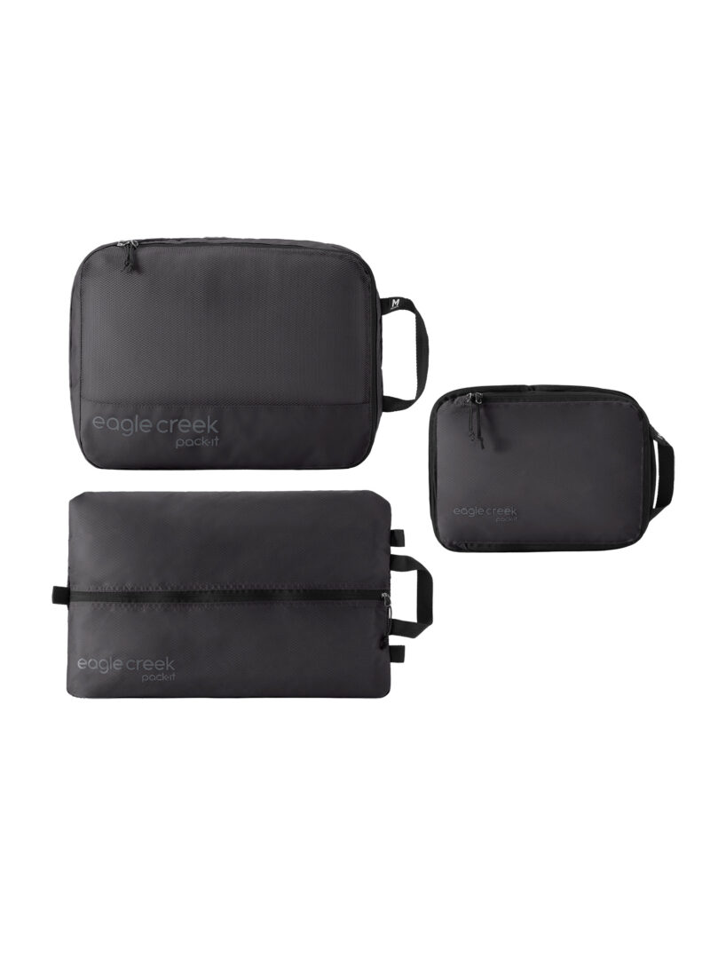 Set de organizare Eagle Creek Pack-It Essentials Set - black/black