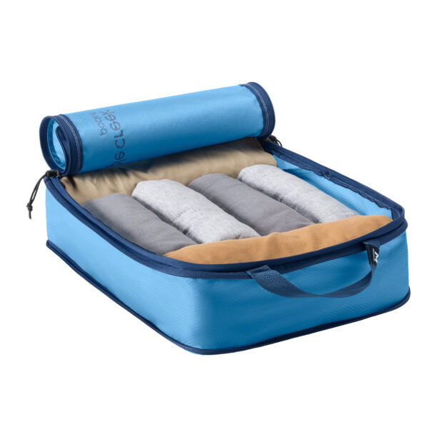 Set de organizare Eagle Creek Pack-It Isolate Compression Cube Set S/M - blue dawn preţ