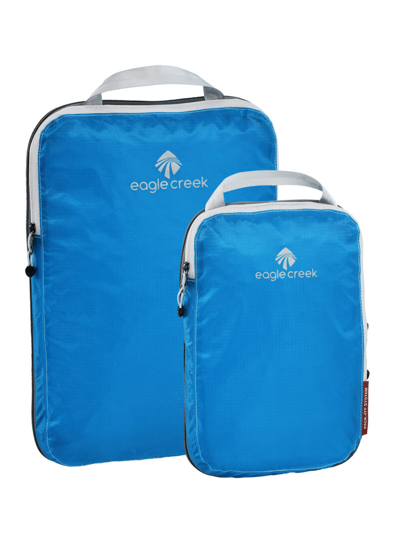 Set de organizare Eagle Creek Pack-It Specter Compression Cube Set S/M - brilliant blue