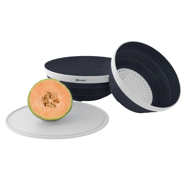 Set de vase de gătit Outwell Collaps Bowl - navy night