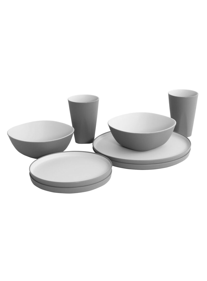 Set de vase de gătit Outwell Gala 2 Person Dinner Set - grey mist