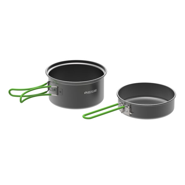 Set de vase de gătit Rockland Travel Duo Anodized