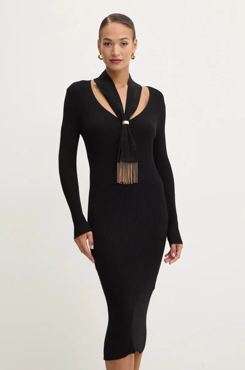 Simona Corsellini rochie culoarea negru