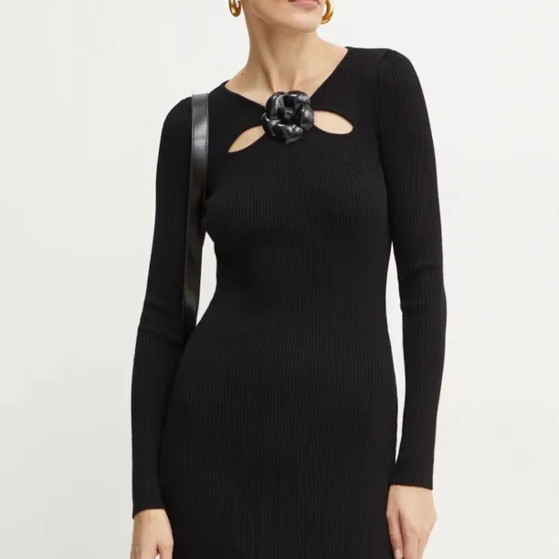 Simona Corsellini rochie culoarea negru