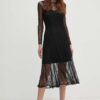 Sisley rochie culoarea negru