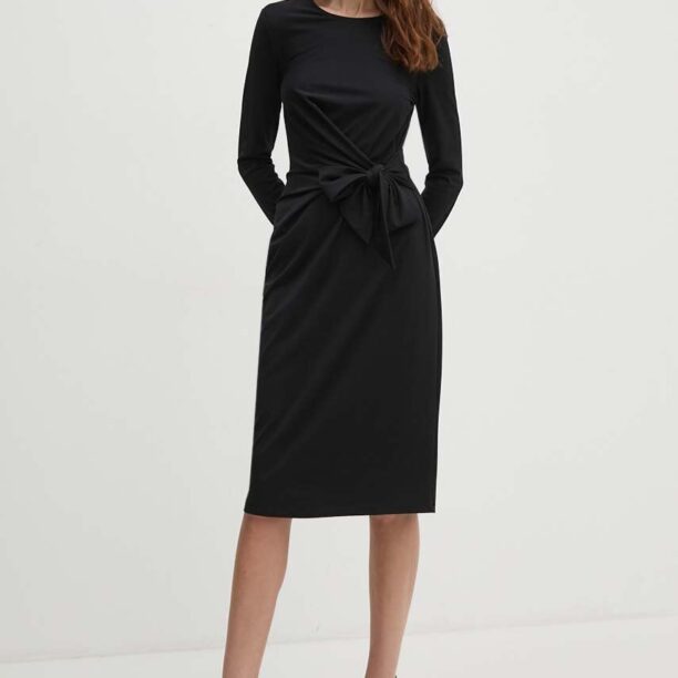 Sisley rochie culoarea negru